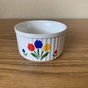 Vintage Tulip Tyme Casserole ramekin
